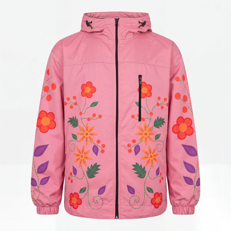 Pink Spring Blossom Windbreaker-3