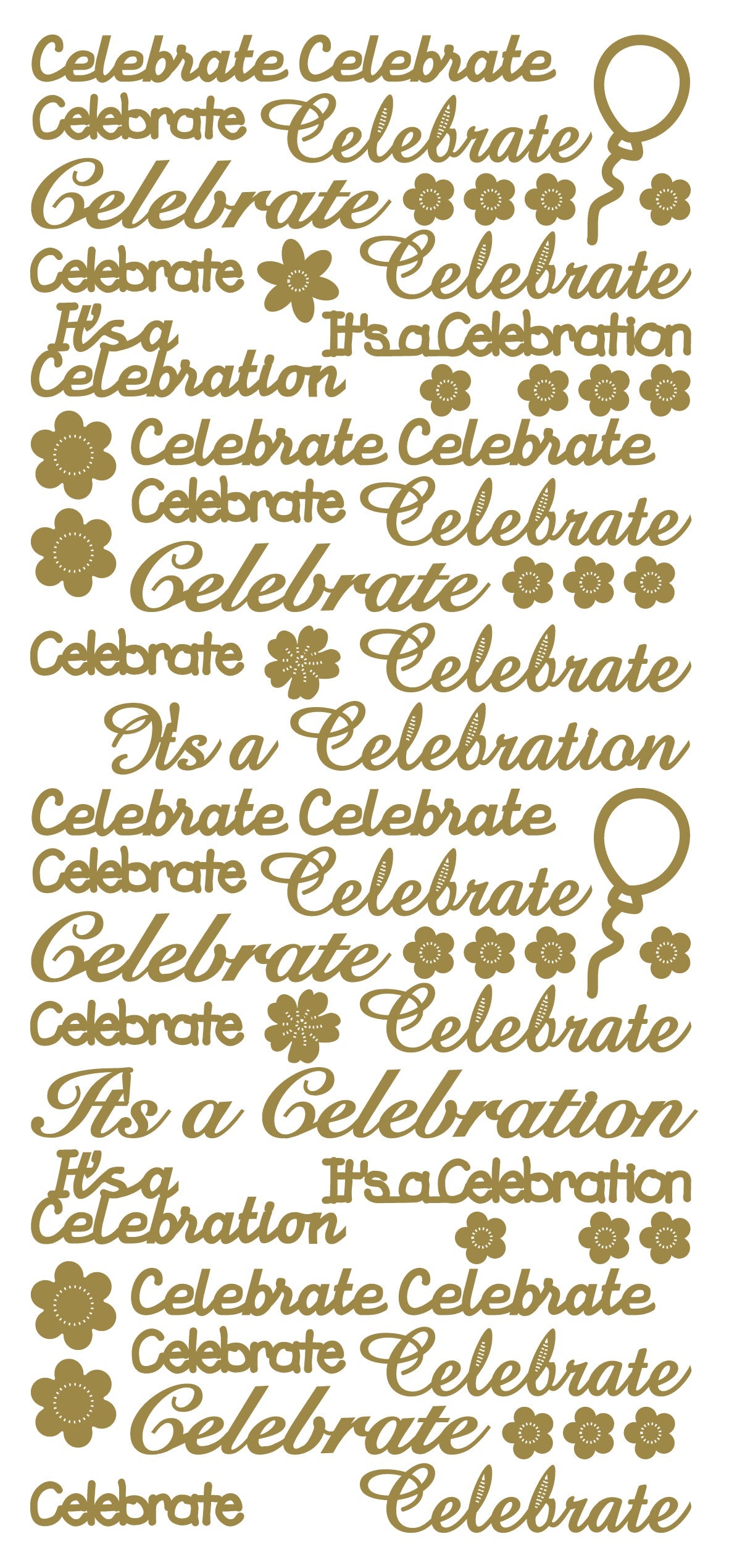 Peel Off Stickers - Celebrate-1