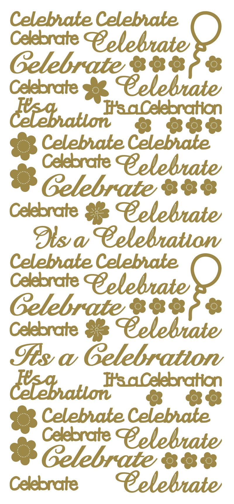 Peel Off Stickers - Celebrate-1