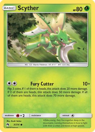 Scyther 3/214 - SM  Lost Thunder-1