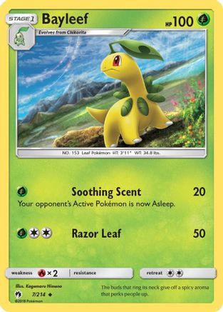 Bayleef 7/214 - SM  Lost Thunder-1
