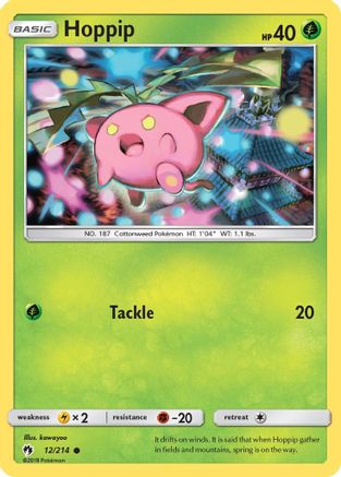 Hoppip (12) 12/214 - SM  Lost Thunder-1