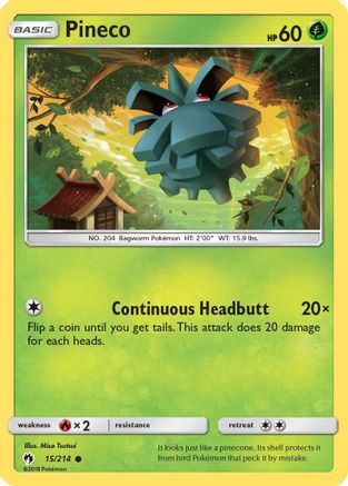 Pineco/214 - SM  Lost Thunder-1