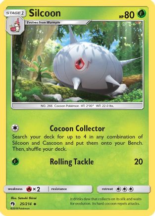 Silcoon/214 - SM  Lost Thunder Reverse Holofoil