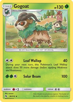 Gogoat/214 - SM  Lost Thunder Reverse Holofoil-1