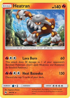 Heatran/214 - SM  Lost Thunder Holofoil-1