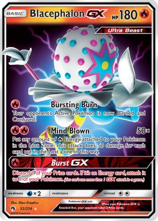 Blacephalon GX 52/214 - SM  Lost Thunder Holofoil-1
