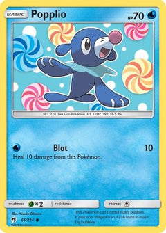 Popplio (65) 65/214 - SM  Lost Thunder-1