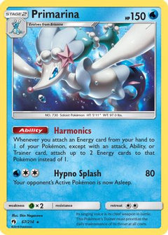 Primarina 67/214 - SM  Lost Thunder-1