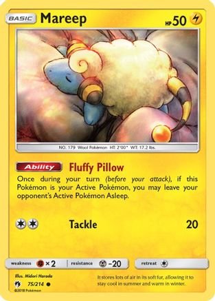 Mareep (75) 75/214 - SM  Lost Thunder-1
