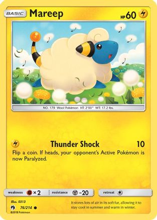 Mareep (76) 76/214 - SM  Lost Thunder-1