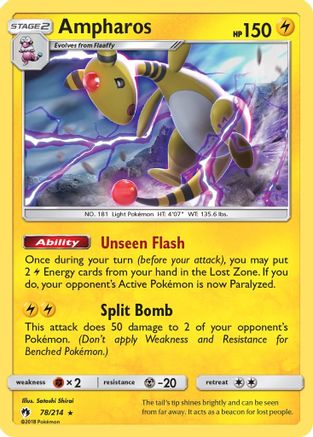 Ampharos 78/214 - SM  Lost Thunder-1