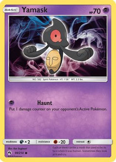 Yamask/214 - SM  Lost Thunder Reverse Holofoil-1