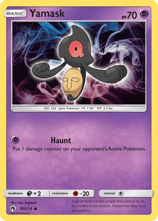 Yamask/214 - SM  Lost Thunder Reverse Holofoil-1