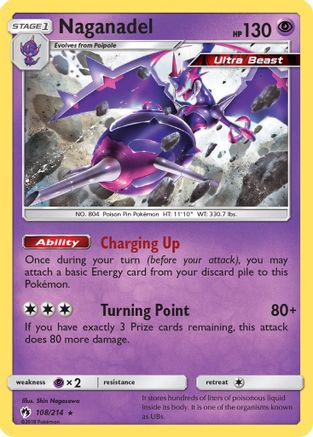 Naganadel 108/214 - SM  Lost Thunder Holofoil-1