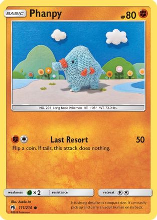 Phanpy 111/214 - SM  Lost Thunder-1