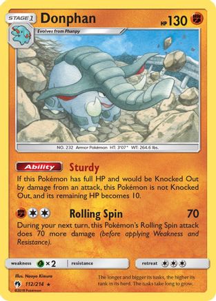 Donphan/214 - SM  Lost Thunder-1