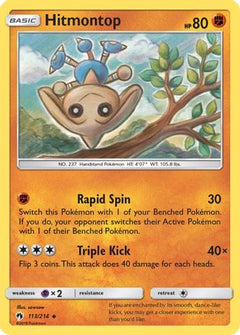 Hitmontop 113/214 - SM  Lost Thunder-1