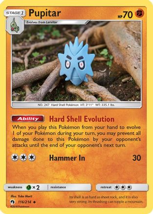 Pupitar 116/214 - SM  Lost Thunder-1