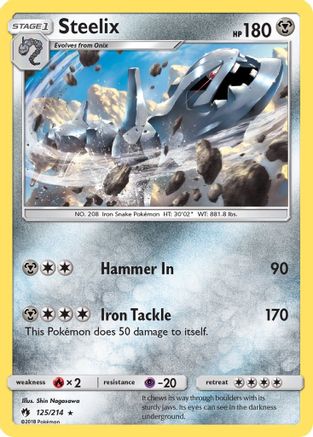 Steelix 125/214 - SM  Lost Thunder-1