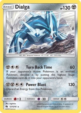 Dialga 127/214 - SM  Lost Thunder Reverse Holofoil-1
