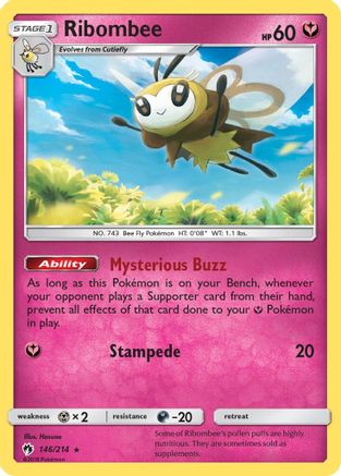 Ribombee 146/214 - SM  Lost Thunder-1
