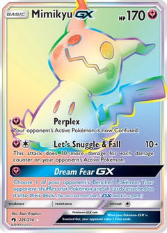 Mimikyu GX (Secret)/214 - SM  Lost Thunder Holofoil-1