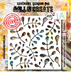 Pochoir AALL and Create 6"x6" - #179 - Trifoliatrix-1