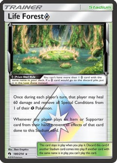Life Forest Prism Star 180/214 - SM  Lost Thunder Holofoil-1