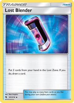 Lost Blender 181/214 - SM  Lost Thunder Reverse Holofoil-1