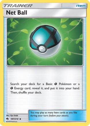Net Ball 187/214 - SM  Lost Thunder-1