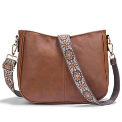 Women's Simple Crossbody Bag – PU Leather Shoulder Purse for Everyday Use-4