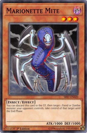 Marionette Mite (SR07-EN020) - Structure Deck: Zombie Horde 1st Edition-1
