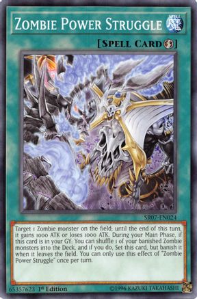 Zombie Power Struggle (SR07-EN024) - Structure Deck: Zombie Horde 1st Edition-1