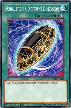 Burial from a Different Dimension (SR07-EN032) - Structure Deck: Zombie Horde 1st Edition-1