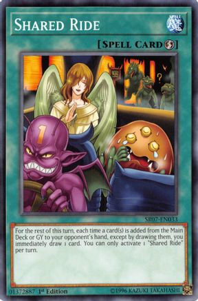 Shared Ride (SR07-EN033) - Structure Deck: Zombie Horde 1st Edition-1