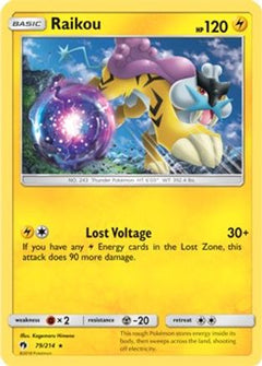 Raikou - 79/214 (SM Lost Thunder) - Deck Exclusives Holofoil-1