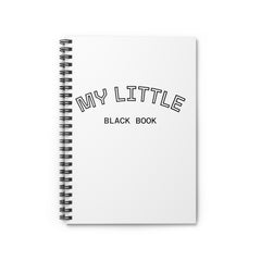 My Little Black Book Spiral Notebook-1