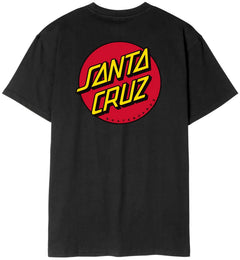 Santa Cruz 'Classic Dot' Tee - Black-2