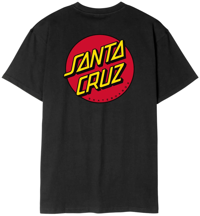 Santa Cruz 'Classic Dot' Tee - Black-2