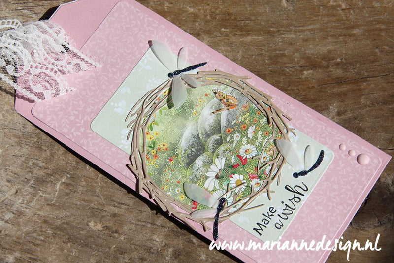 Marianne Design A4 Cutting Sheet - Spring Wishes - Butterflies-3