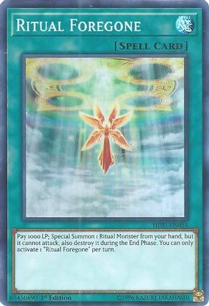 Ritual Foregone (HISU-EN054) - Hidden Summoners 1st Edition-1