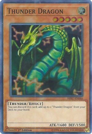 Thunder Dragon (HISU-EN046) - Hidden Summoners 1st Edition-1