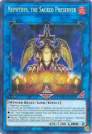 Nephthys, the Sacred Preserver (HISU-EN007) - Hidden Summoners 1st Edition-1