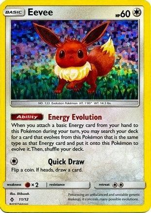 Eevee - 11/12/12 - McDonalds Promos 2018 Holofoil-1