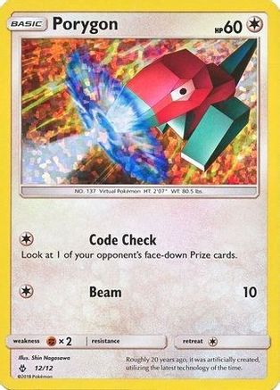 Porygon - 12/12/12 - McDonalds Promos 2018 Holofoil-1