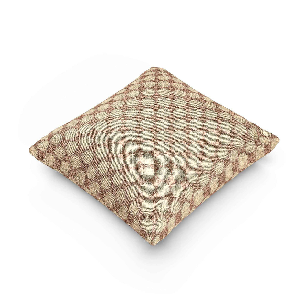 Woven Checkered Pattern Pillow | Neutral Brown Geometric Throw Pillow-8