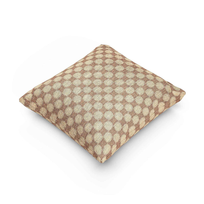 Woven Checkered Pattern Pillow | Neutral Brown Geometric Throw Pillow-8