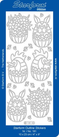 Deco Stickers - Lg Easter Egg Characters-1