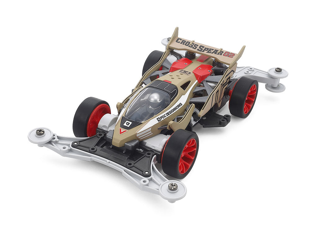 No 104. Cross Spear 02 (VZ Chassis) - Tamiya Mini 4WD-1